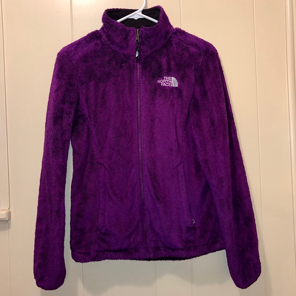 Women’s The North Face Purple Zip Up Fleece Jacket